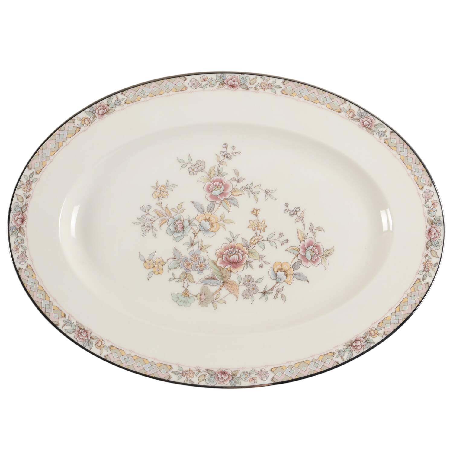 Imperial Garden 14" Oval Serving Platter by Noritake-1