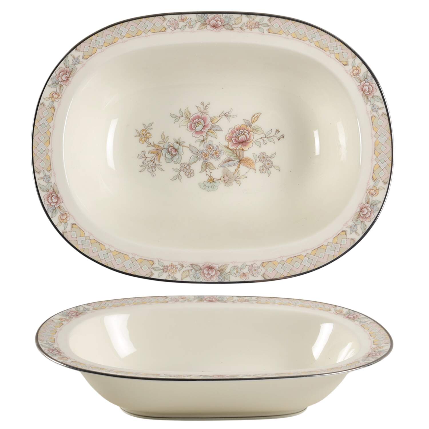 Imperial Garden 10" Oval Vegetable Bowl by Noritake-1