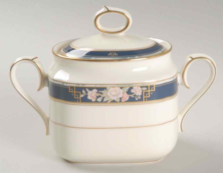Imperial Gate Sugar Bowl & Lid by Noritake-1