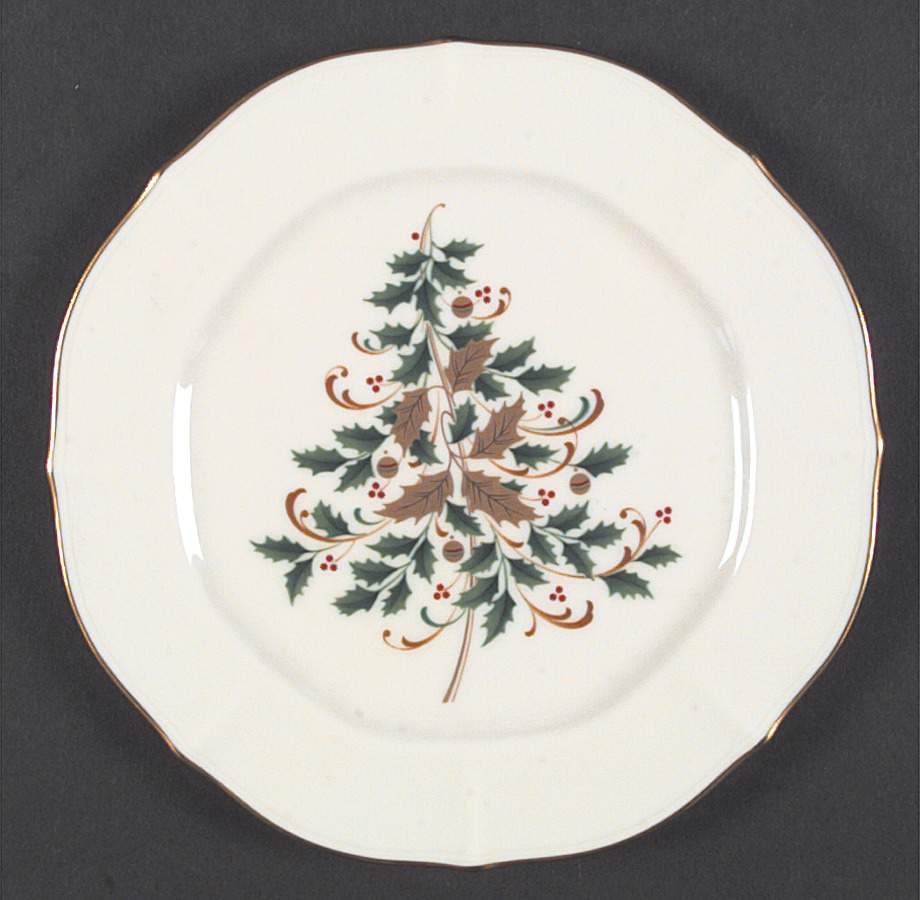 Imperial Gold Holiday Salad Plate by Noritake-1