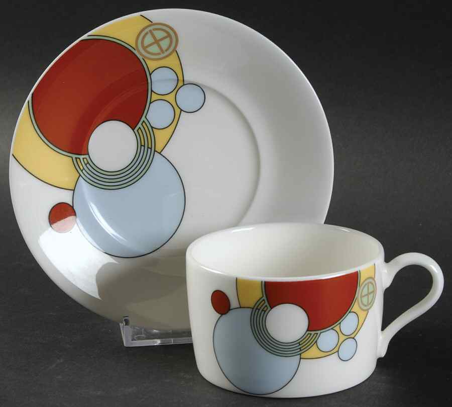 Imperial Hotel Flat Cup & Saucer Set by Noritake-1
