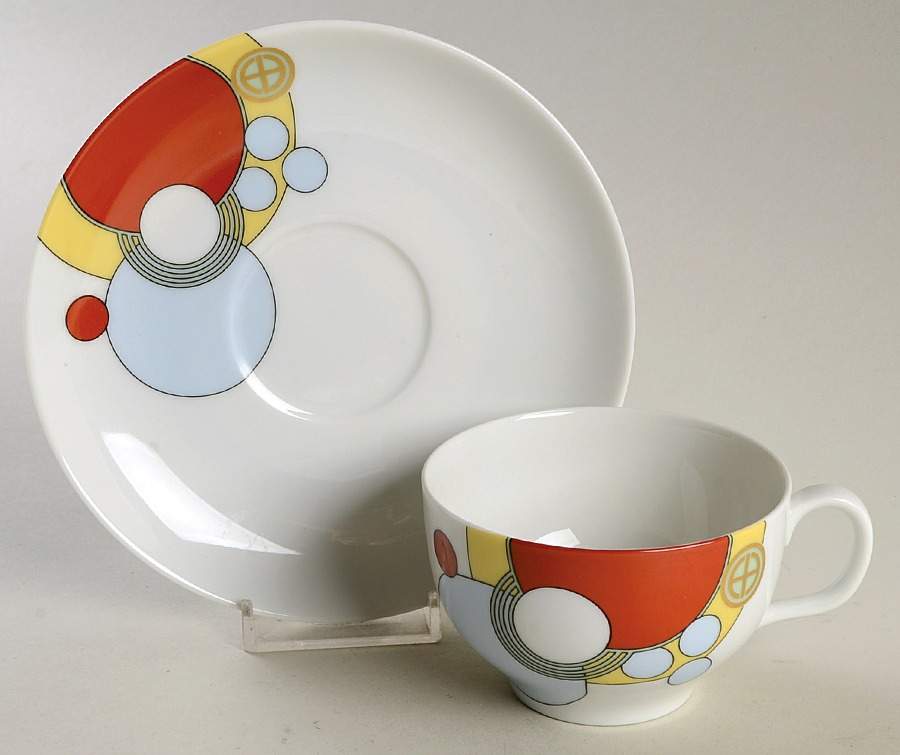Imperial Hotel Flat Cup & Saucer Set by Noritake-1