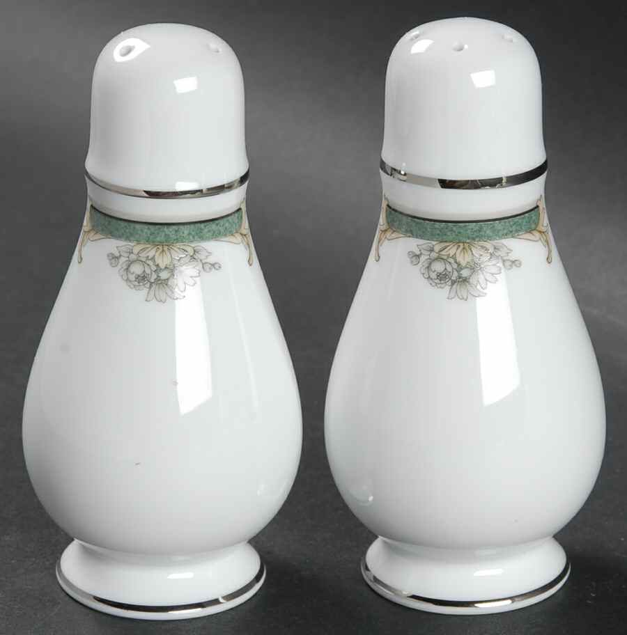 Imperial Jade Salt & Pepper Set by Noritake-1