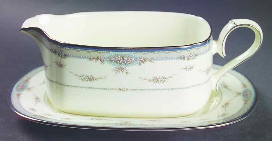 Impetuous Gravy Boat & Underplate (Relish/Butter) by Noritake-1