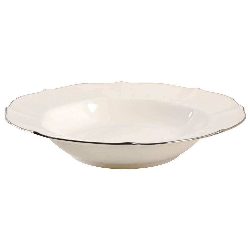 Imperial Platinum Rim Soup Bowl by Noritake-1