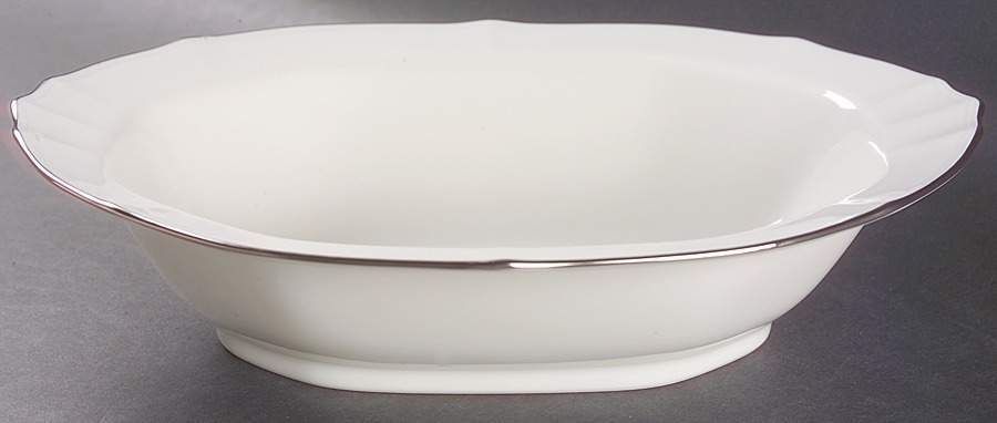 Imperial Platinum 10" Oval Vegetable Bowl by Noritake-1