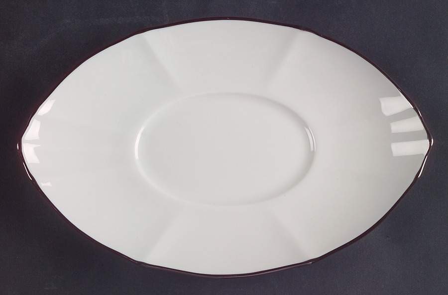 Imperial Platinum Underplate for Gravy Boat by Noritake-1