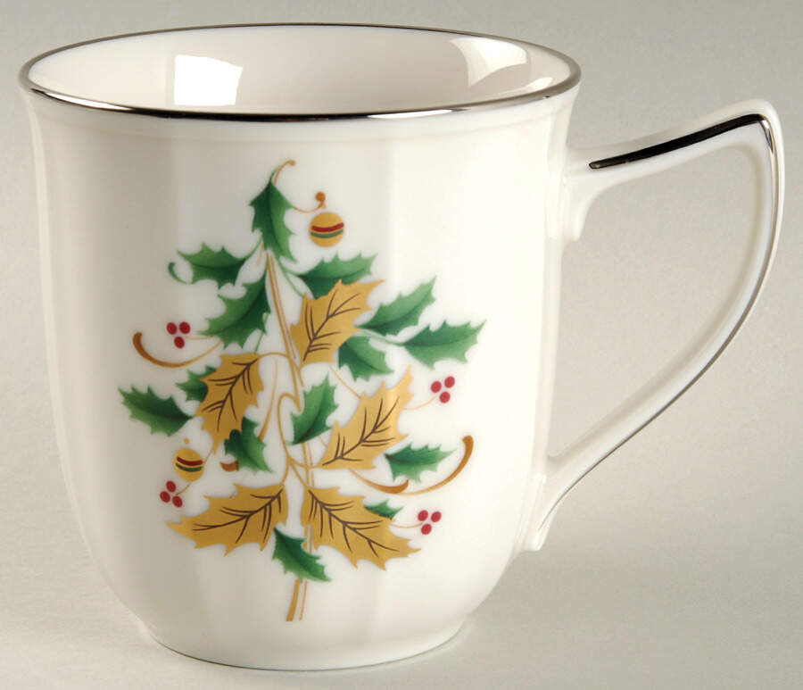 Imperial Platinum Holiday Mug by Noritake-1