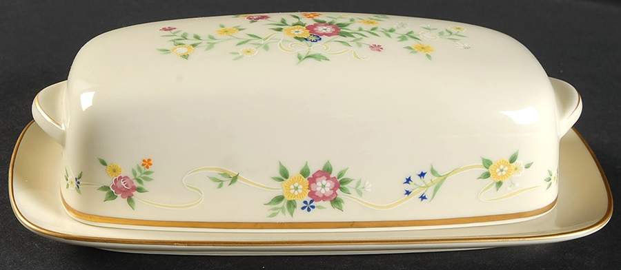 Impression 1/4 Lb Covered Butter by Noritake-1