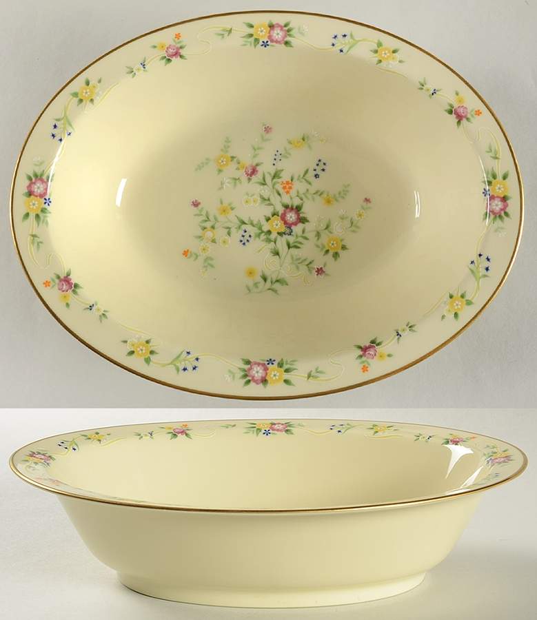 Impression 10" Oval Vegetable Bowl by Noritake-1