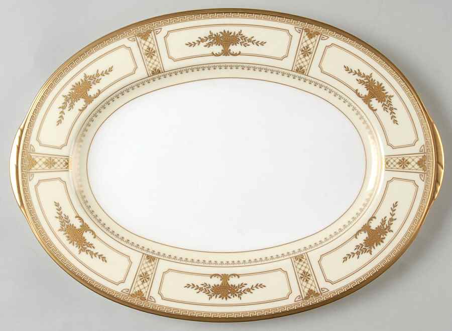Imperial Suite 12" Oval Serving Platter by Noritake-1