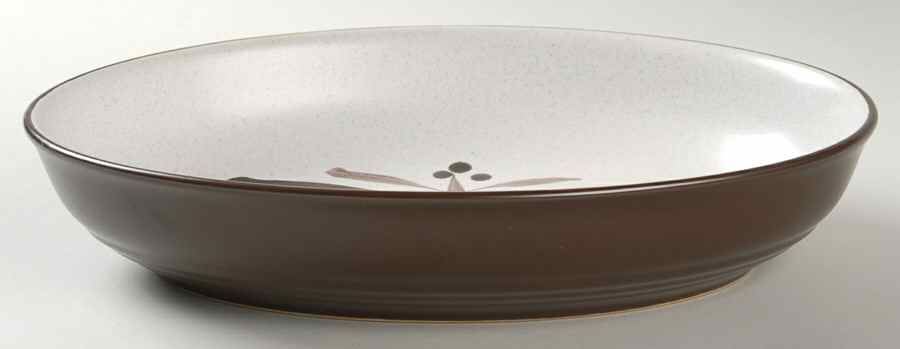 Inca 9" Oval Vegetable Bowl by Noritake-1