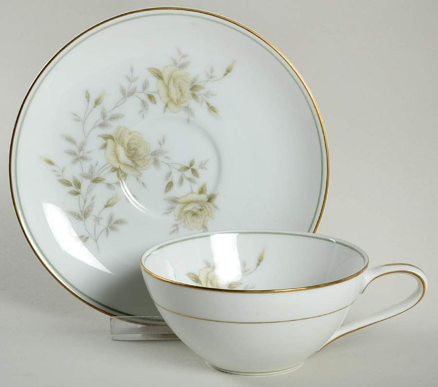 Ingrid Flat Cup & Saucer Set by Noritake-1