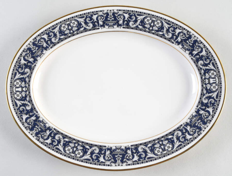 Inglewood 11" Oval Serving Platter by Noritake-1