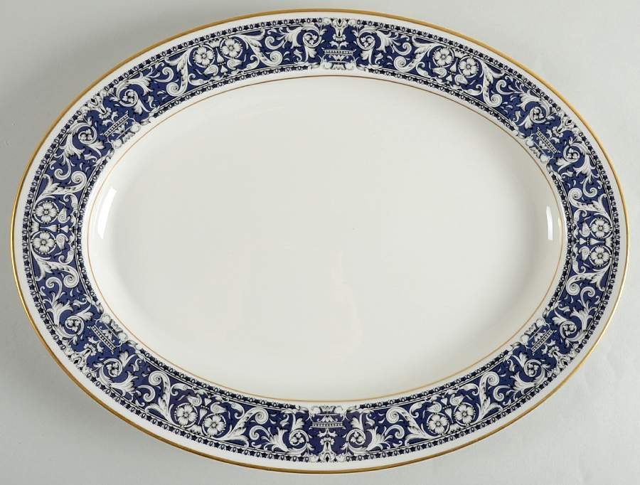 Inglewood 16" Oval Serving Platter by Noritake-1