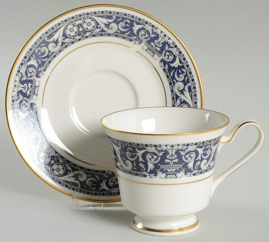 Inglewood Footed Cup & Saucer Set by Noritake-1