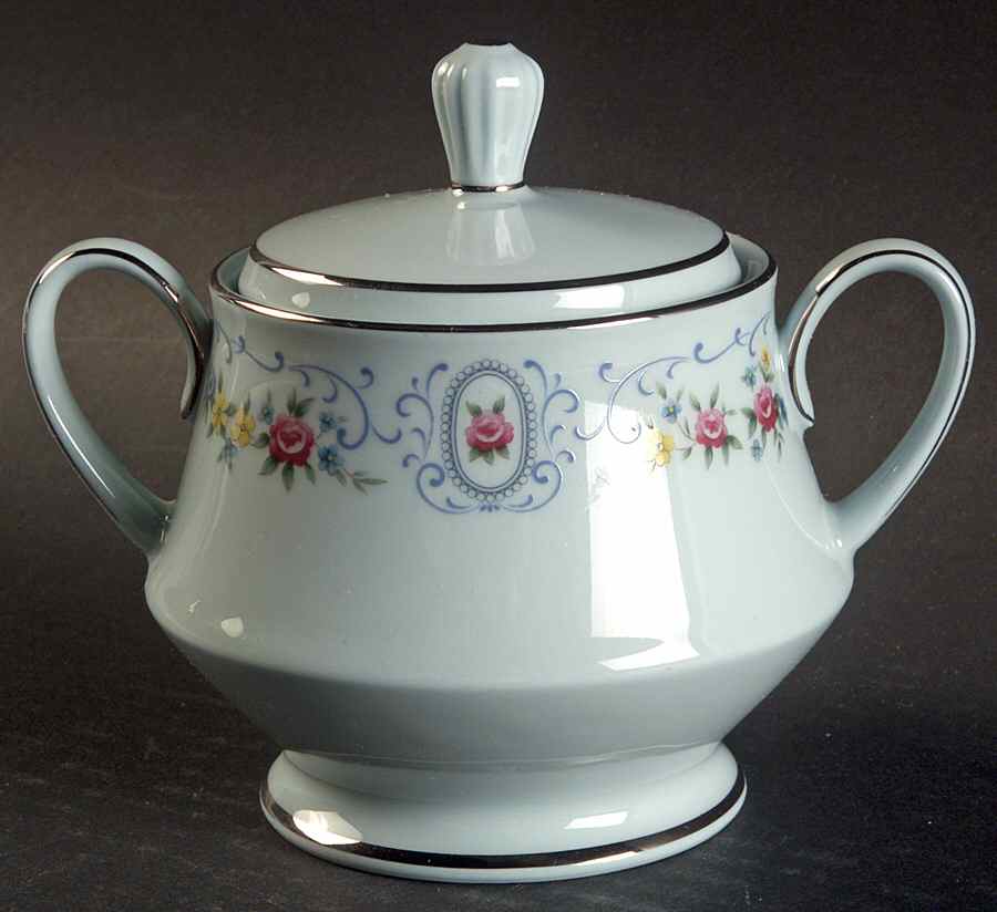 Innocence Sugar Bowl & Lid by Noritake-1
