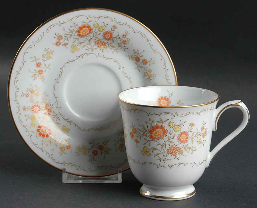 Inspiration Footed Cup & Saucer Set by Noritake-1