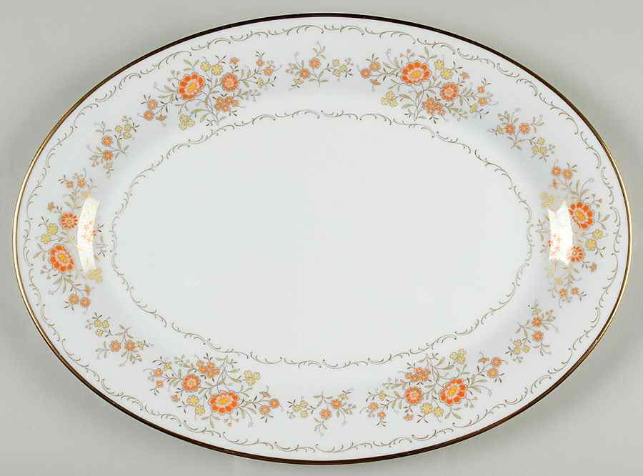 Inspiration 14" Oval Serving Platter by Noritake-1
