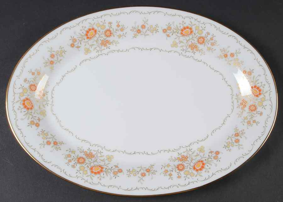 Inspiration 12" Oval Serving Platter by Noritake-1