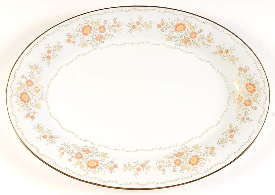 Inspiration 16" Oval Serving Platter by Noritake-1