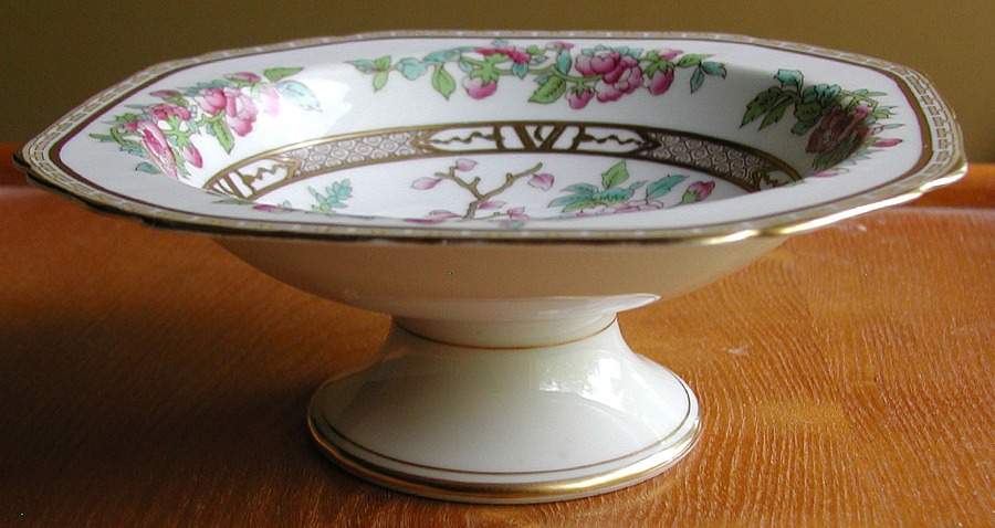 Indian Tree Round Compote (Height X Width) by Noritake-1