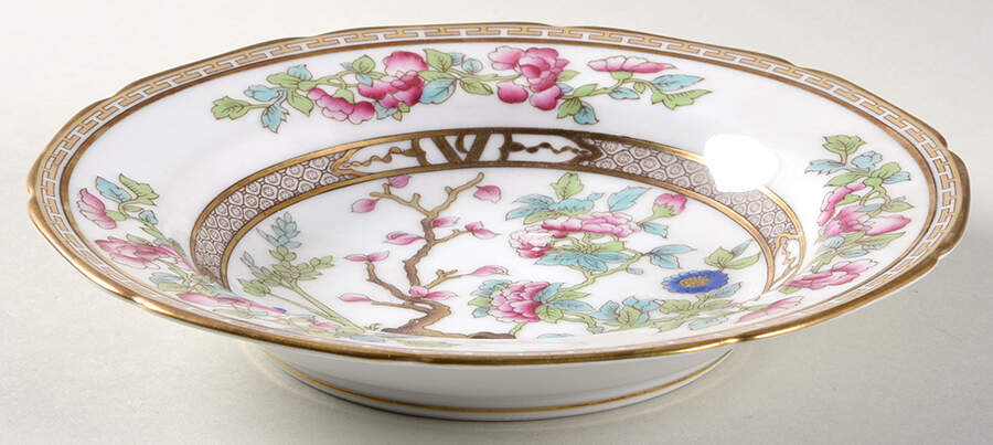 Indian Tree Rim Soup Bowl by Noritake-1