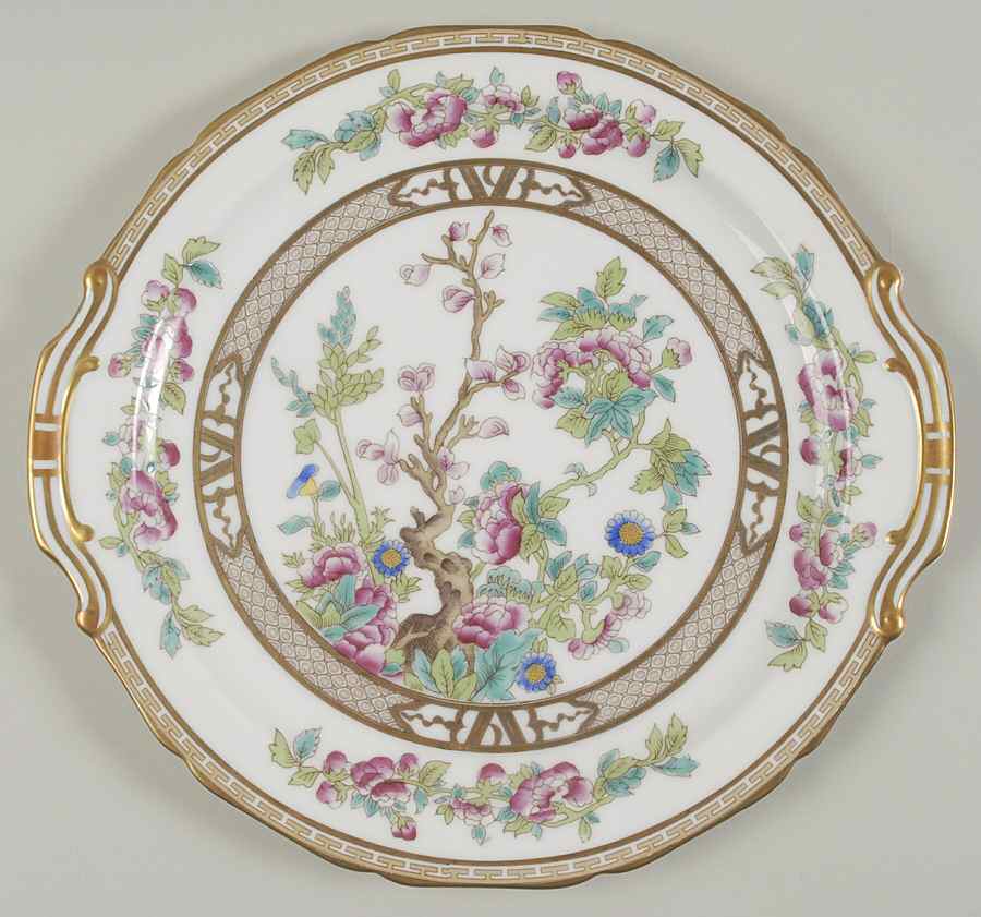 Indian Tree Handled Cake Plate by Noritake-1