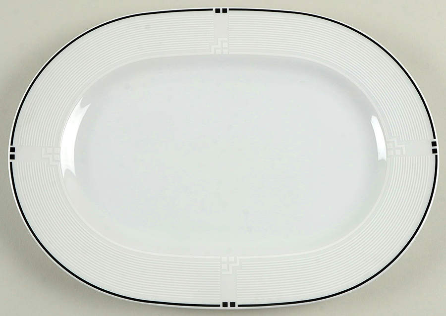 Integrity 12" Oval Serving Platter by Noritake-1