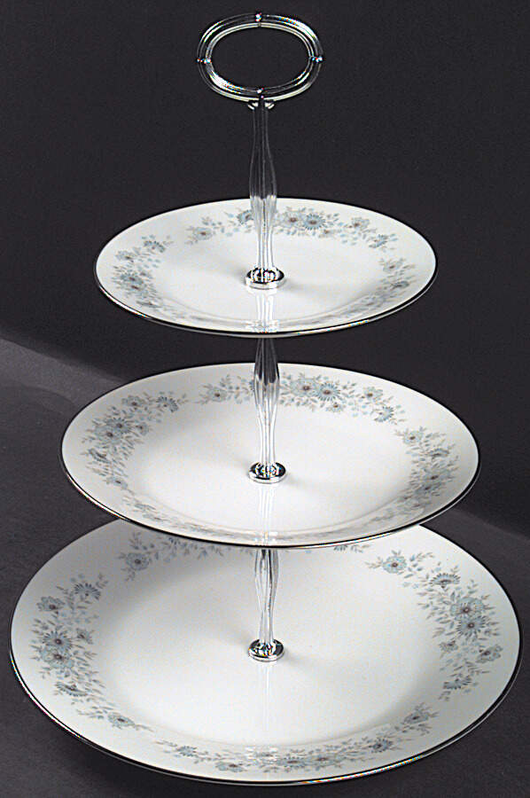 Inverness 13 7/8"-14 1/4" 3-Tiered Serving Tray(DP,SP,BB) HC by Noritake-1