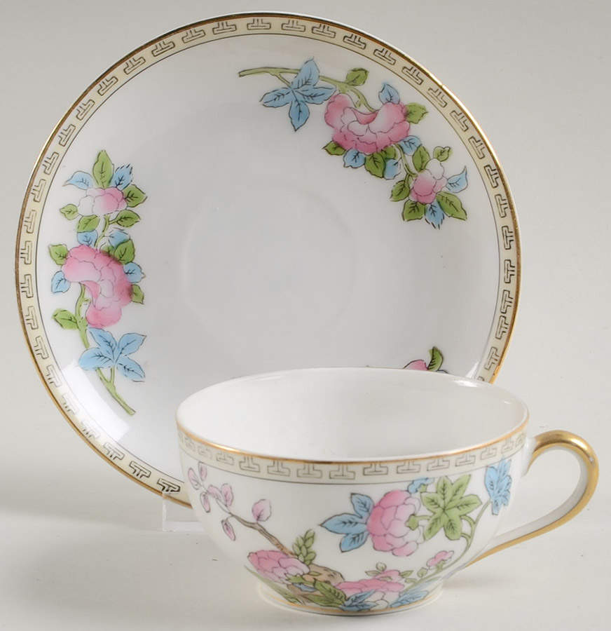 Inwood Flat Cup & Saucer Set by Noritake-1