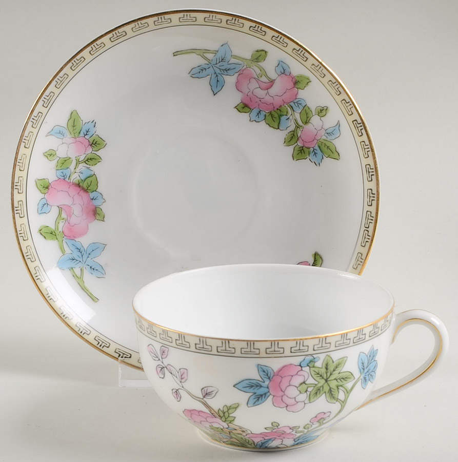 Inwood Flat Cup & Saucer Set by Noritake-1