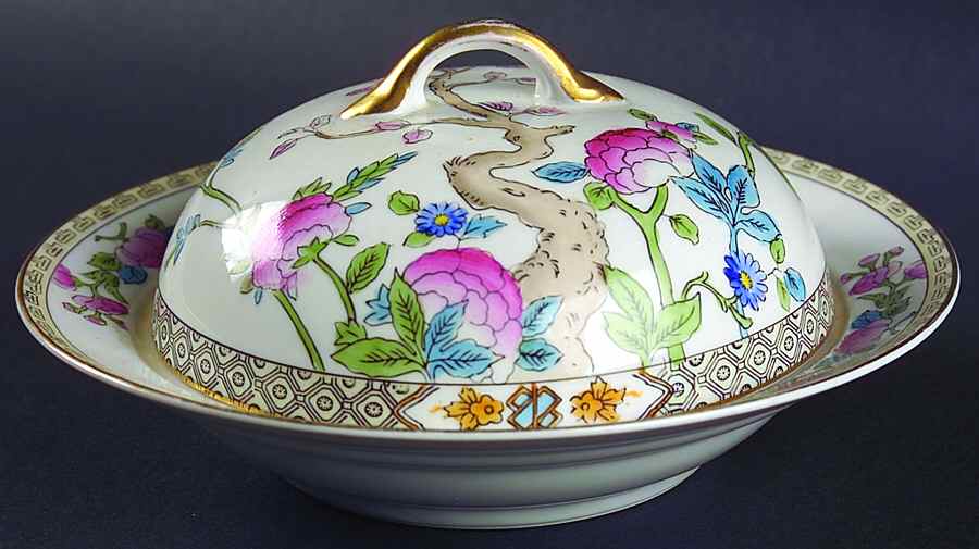 Inwood Round Covered Butter by Noritake-1