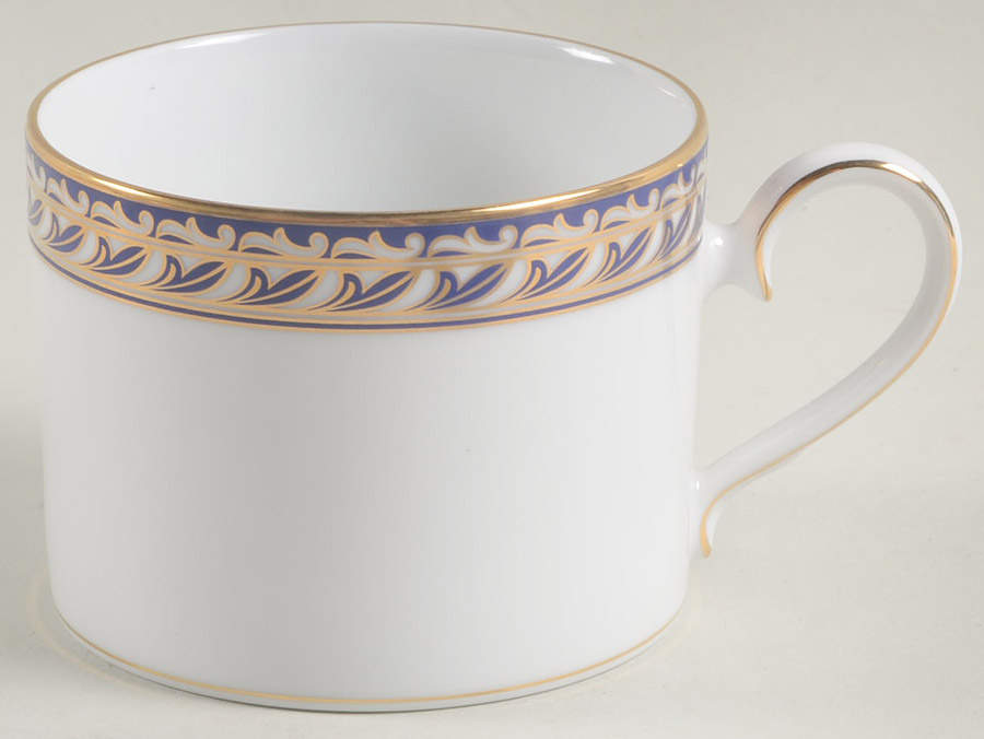 Indigo Waltz Flat Cup by Noritake-1