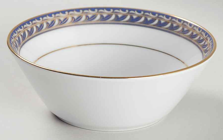 Indigo Waltz Fruit/Dessert (Sauce) Bowl by Noritake-1