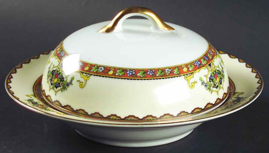 Iona Round Covered Butter by Noritake-1