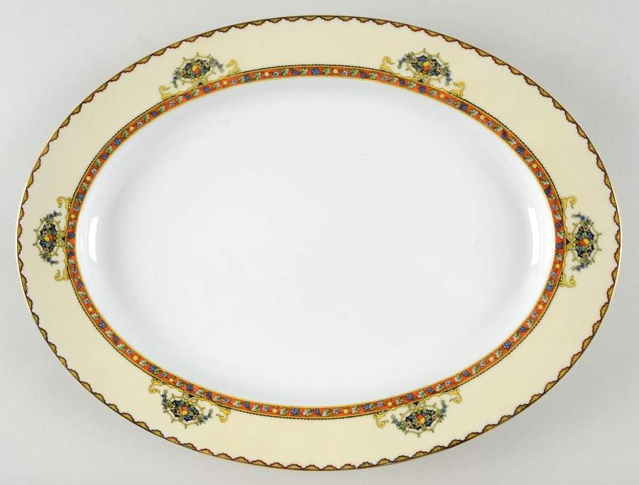 Iona 16" Oval Serving Platter by Noritake-1