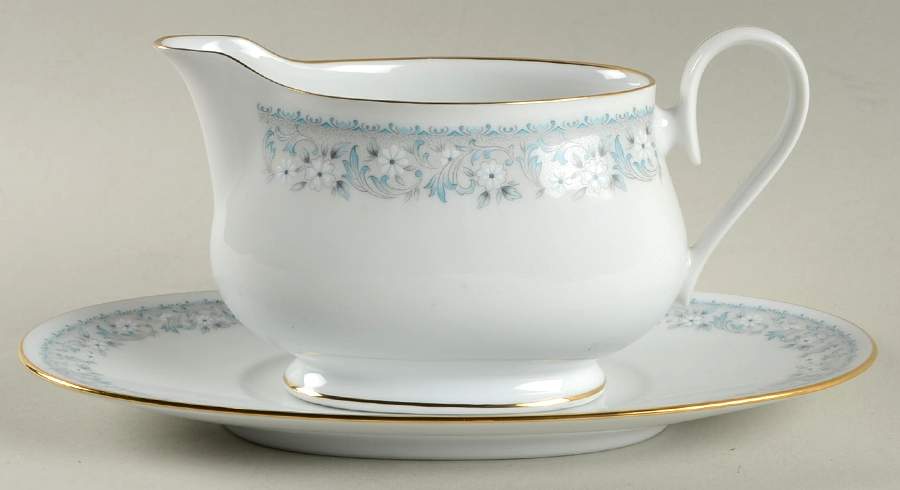 Iona Gravy Boat & Underplate by Noritake-1