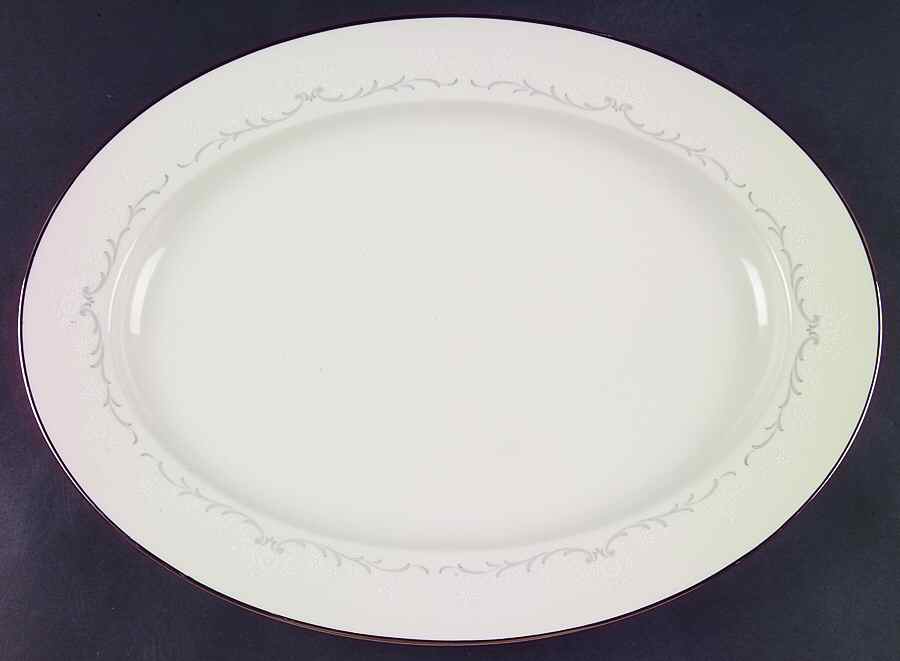 Irene 16" Oval Serving Platter by Noritake-1
