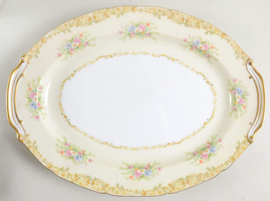 Irene 16" Oval Serving Platter by Noritake-1