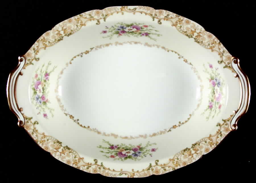 Irene 10" Oval Vegetable Bowl by Noritake-1