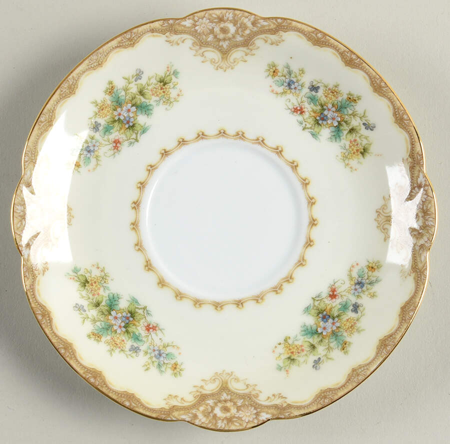 Iris Saucer for Cream Soup Bowl by Noritake-1
