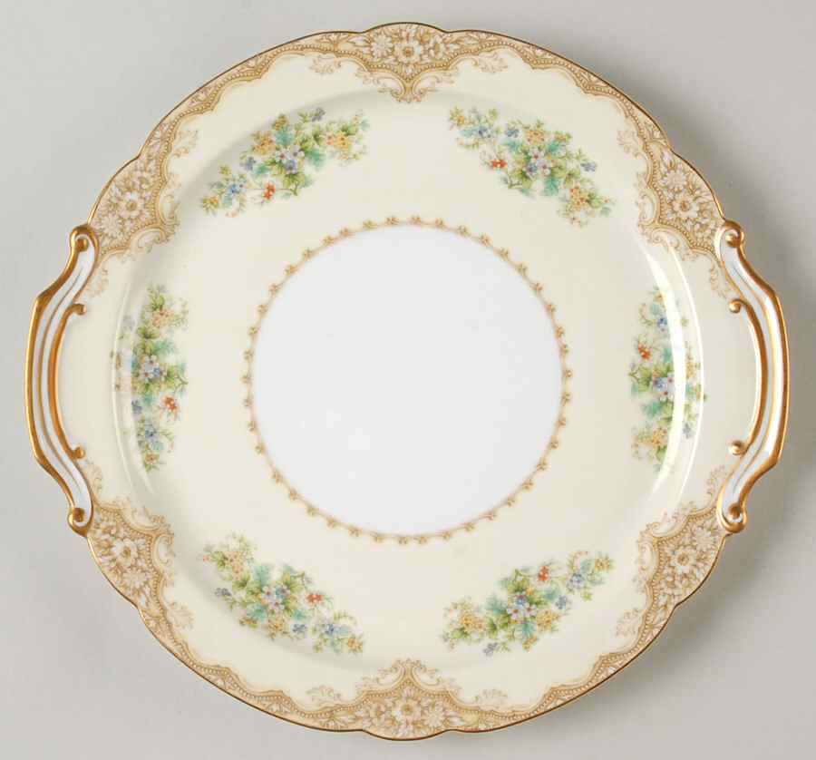 Iris Handled Cake Plate by Noritake-1