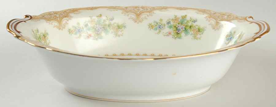 Iris 10" Oval Vegetable Bowl by Noritake-1