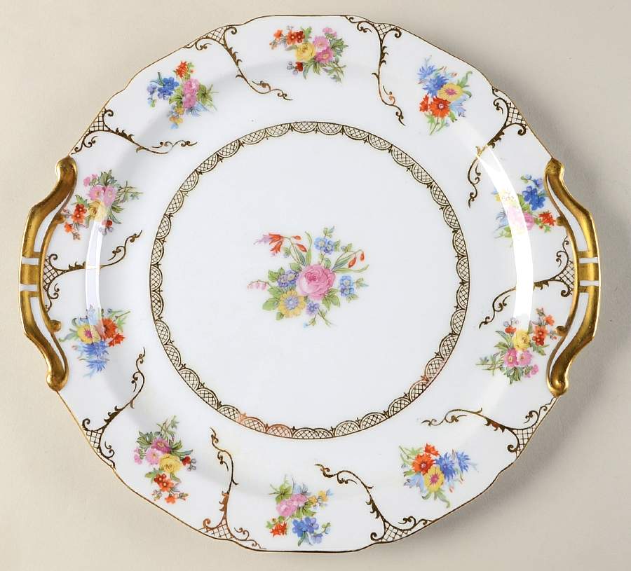 Irvington Handled Cake Plate by Noritake-1