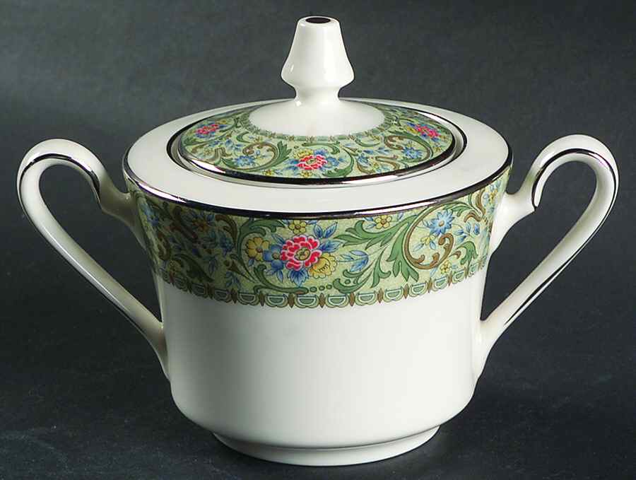 Isolde Sugar Bowl & Lid by Noritake-1