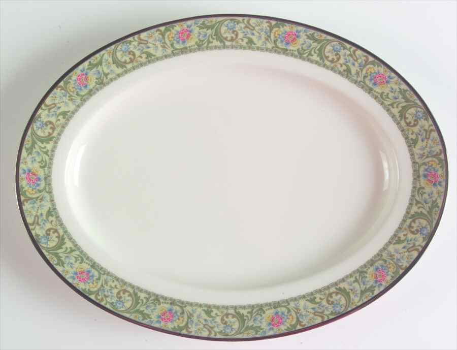 Isolde 11" Oval Serving Platter by Noritake-1