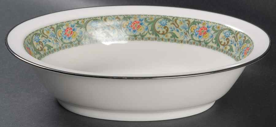 Isolde 10" Oval Vegetable Bowl by Noritake-1