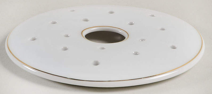 Ivanhoe Strainer for Round Butter by Noritake-1