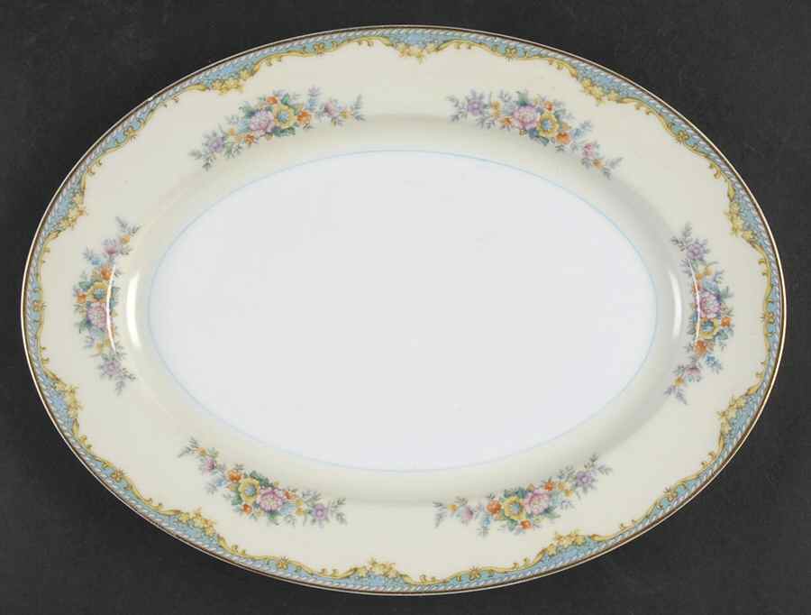 Ivanhoe 11" Oval Serving Platter by Noritake-1